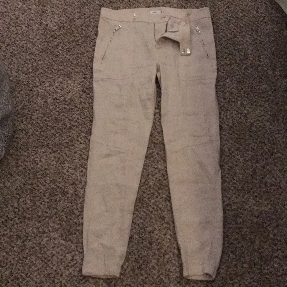 Vince, size two, linen jogger pants.
